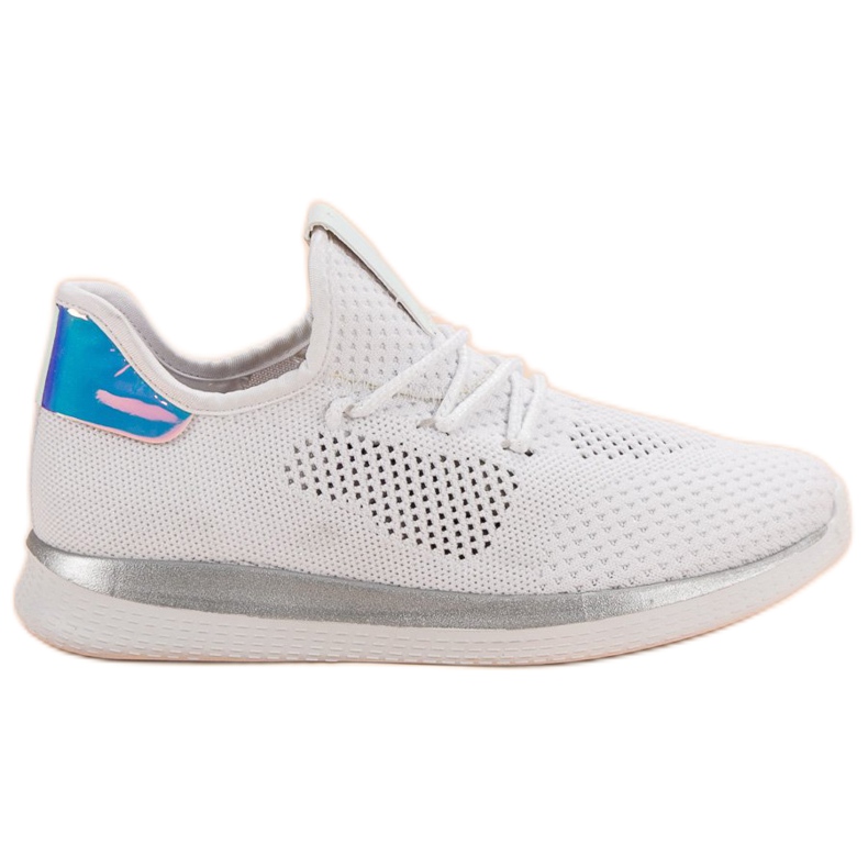 SHELOVET Chaussures de sport textiles blanche