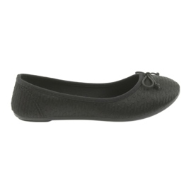 Baskets noires McKey, ballerines à enfiler le noir