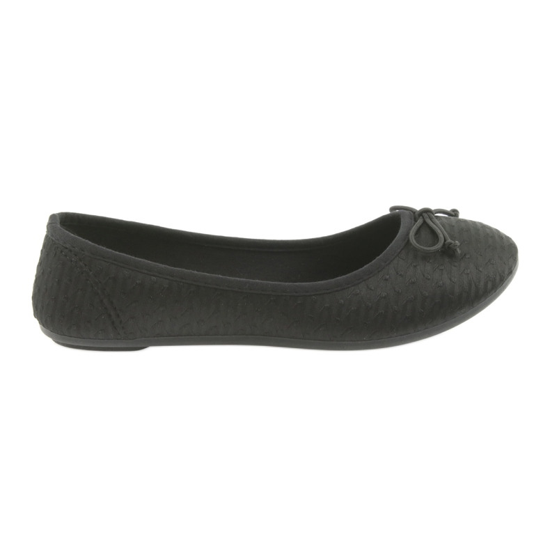 Baskets noires McKey, ballerines à enfiler le noir