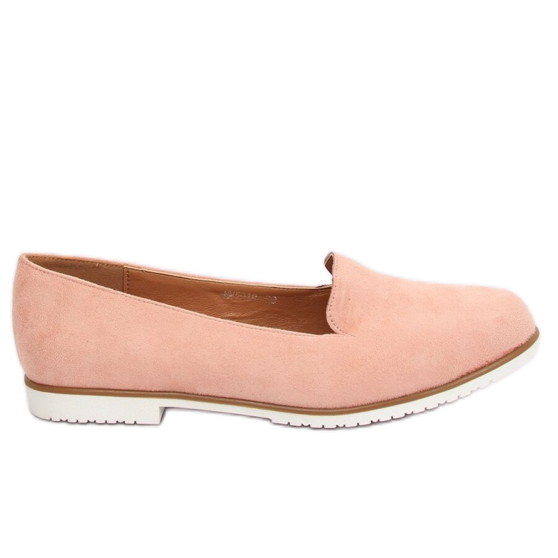Mocassins roses lordsy MM50188 Rose