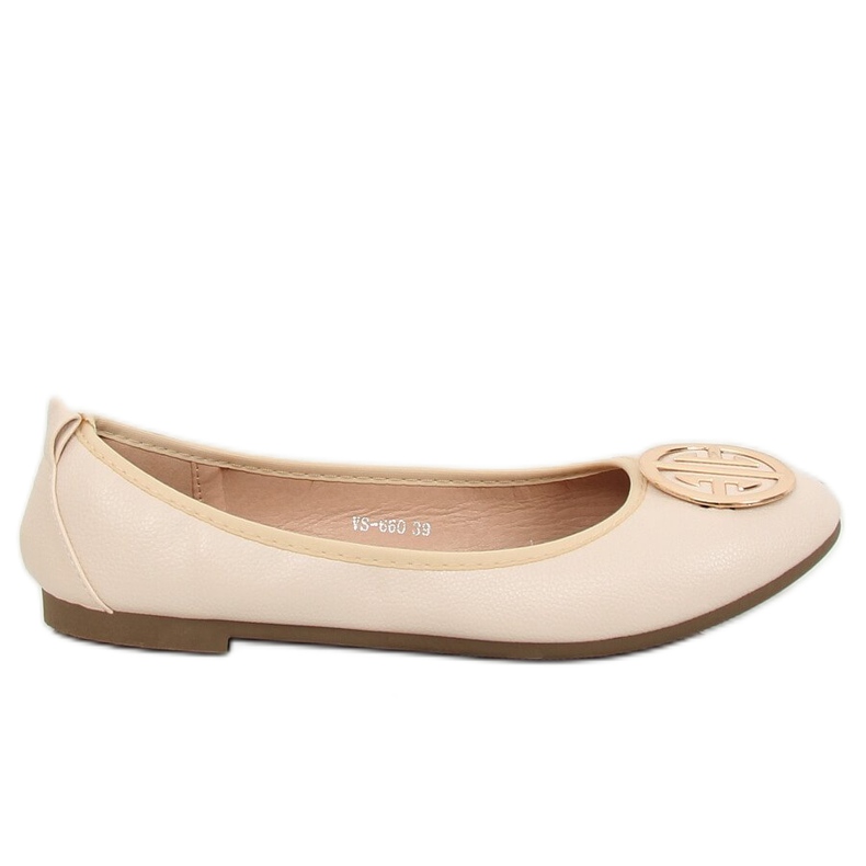 Ballerines beiges pour femmes VS-660 Beige Ballerines beiges pour femmes VS-660 Beige
