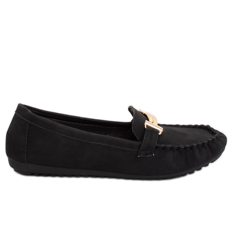 Mocassins femme noirs VS-685 Noir le noir