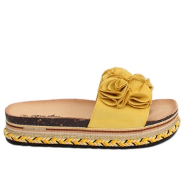 Chaussons jaunes pour femmes jaunes S61 Jaune