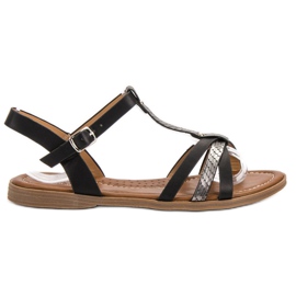 Small Swan Sandales décontractées noir