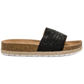 Seastar Chaussons Noirs Avec Oxyde De Zirconium