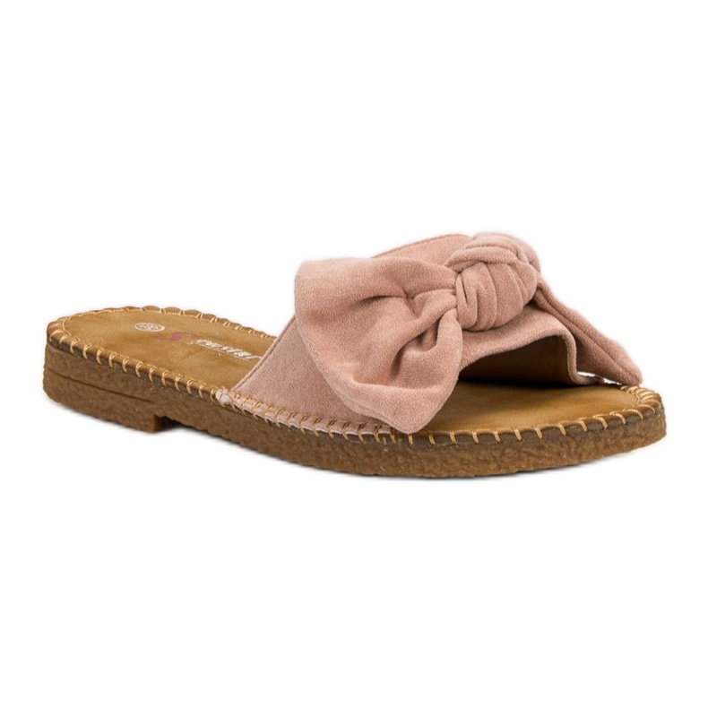 Seastar Chaussons Roses Avec Un Noeud