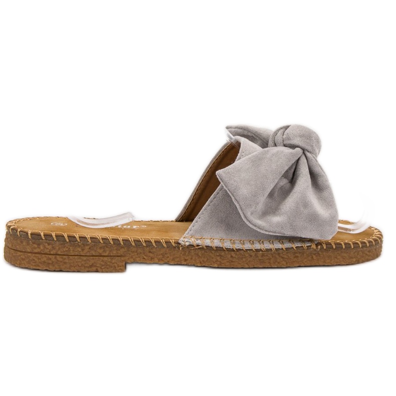 Seastar Chaussons Gris Avec Un Noeud