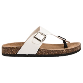 Seastar Des tongs confortables blanche