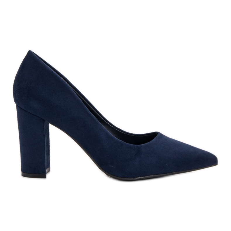 Anesia Paris Escarpins bleu marine