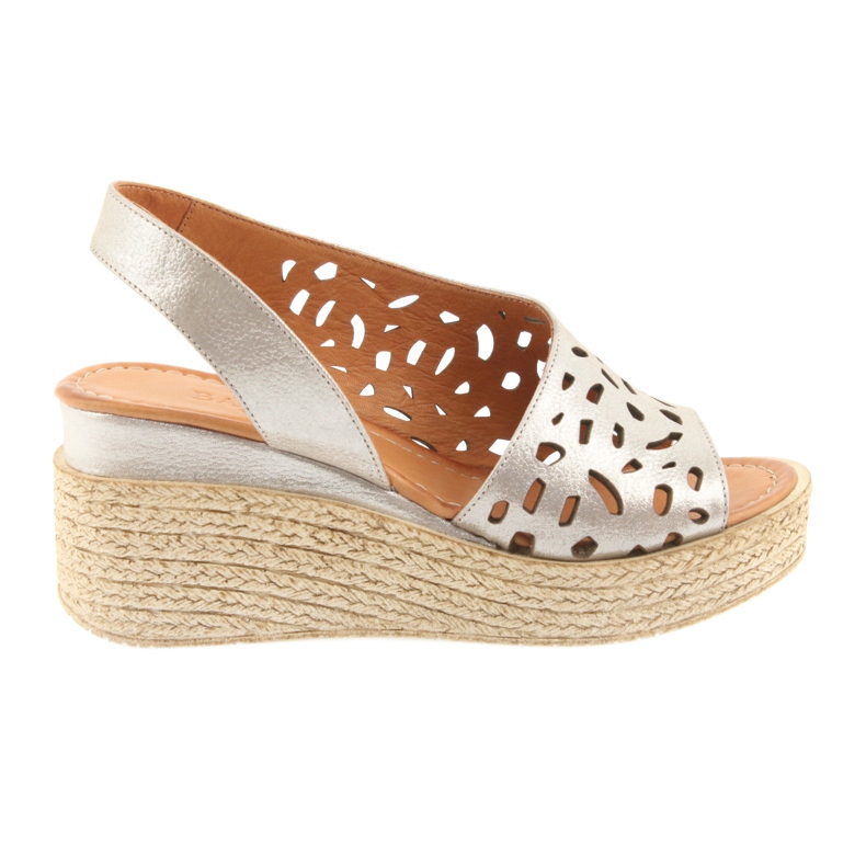 Sandales compensées Badura 4722 cappuccino beige