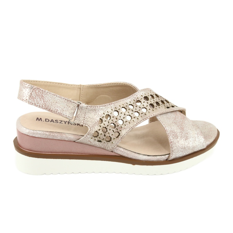 M.Daszyński Sandales roses métallisées Daszyński 1838 gris M.Daszyński Sandales roses métallisées Daszyński 1838 gris