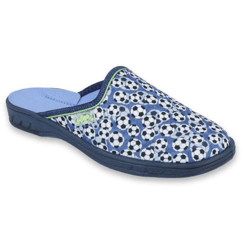Chaussures enfants colorées Befado 707Y399 blanche le noir bleu
