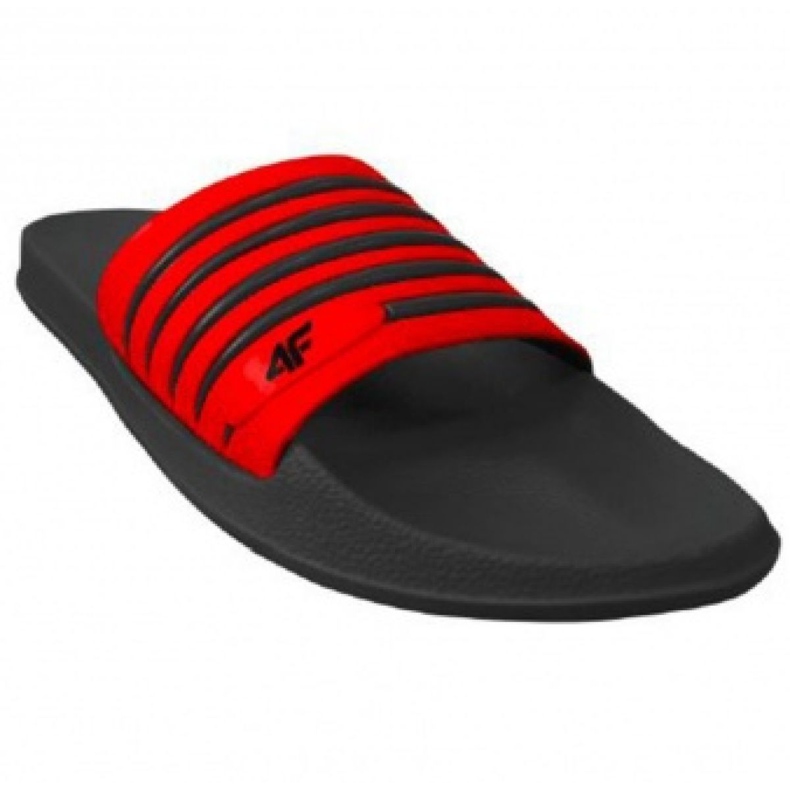 Chaussons 4F M H4L19-KLM005 62S le noir rouge Chaussons 4F M H4L19-KLM005 62S le noir rouge