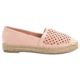 Espadrilles en daim VICES rose