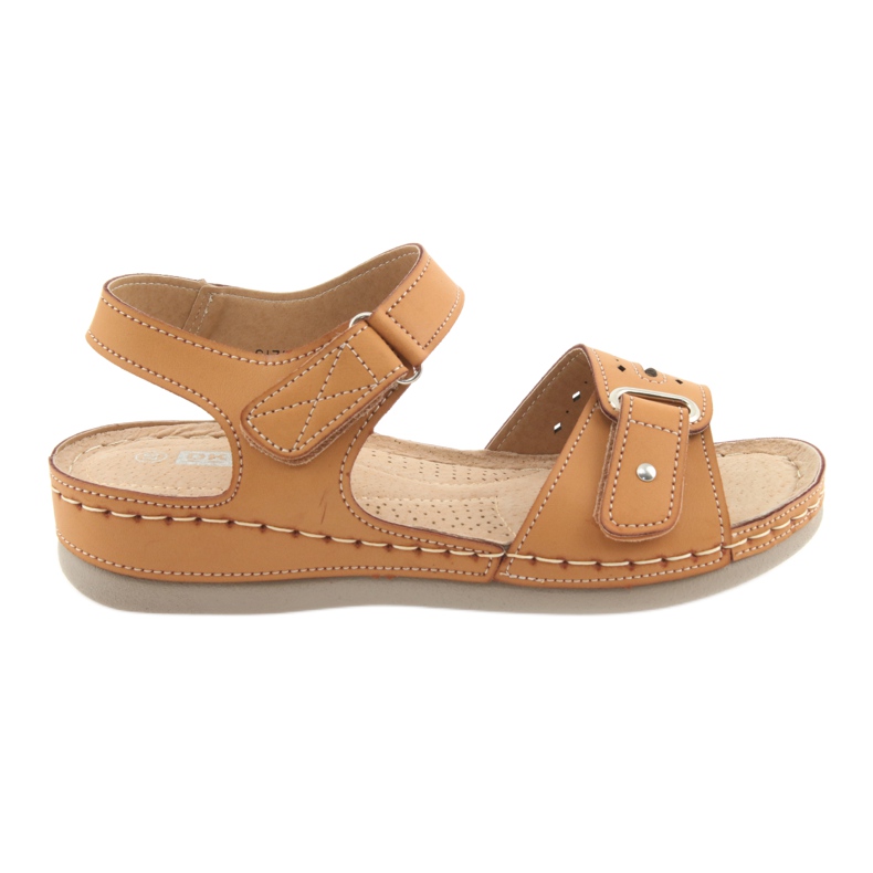 Sandales confort femme DK 25131 camel brun