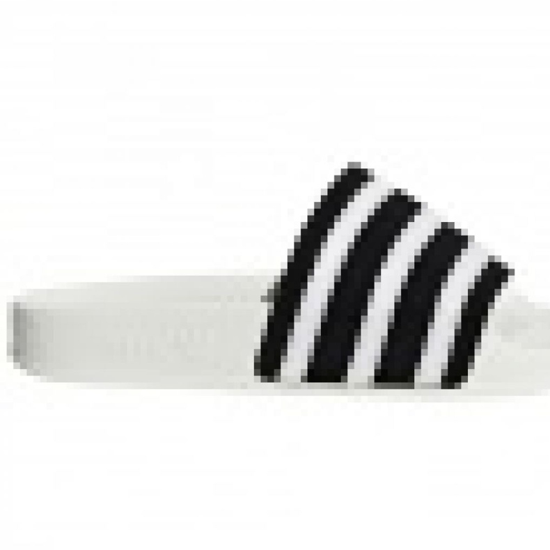 Adidas Originals Adilette Claquettes BD7592 blanche le noir