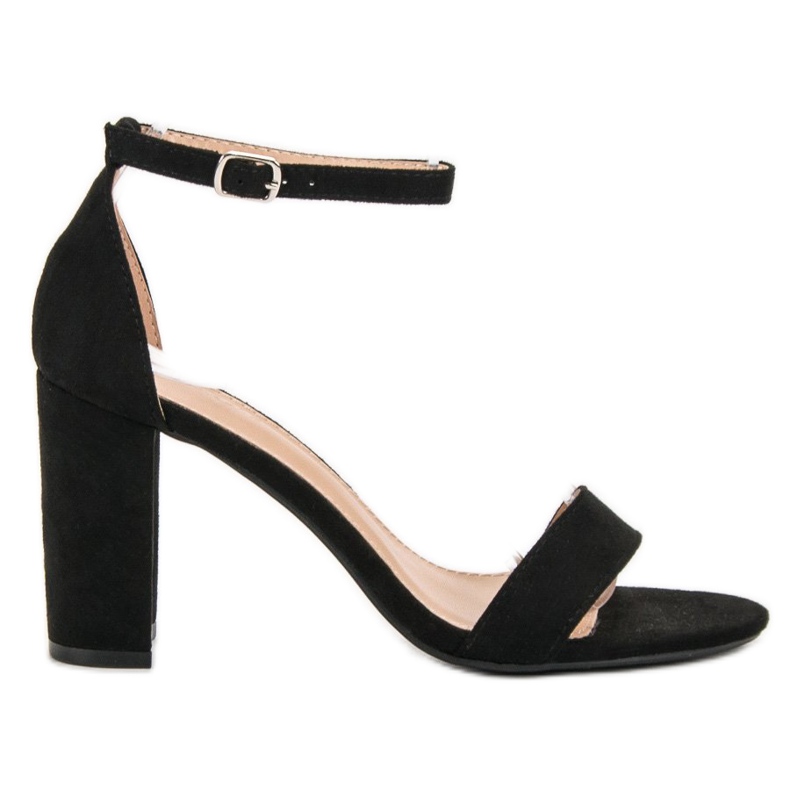 Anesia Paris Sandales noires sexy le noir
