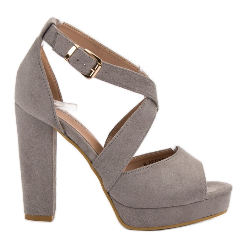 SHELOVET Sandales sur la plate-forme gris SHELOVET Sandales sur la plate-forme gris