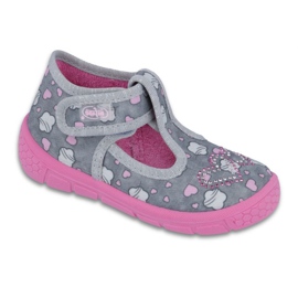 Chaussures pour enfants Befado 531P029 gris rose