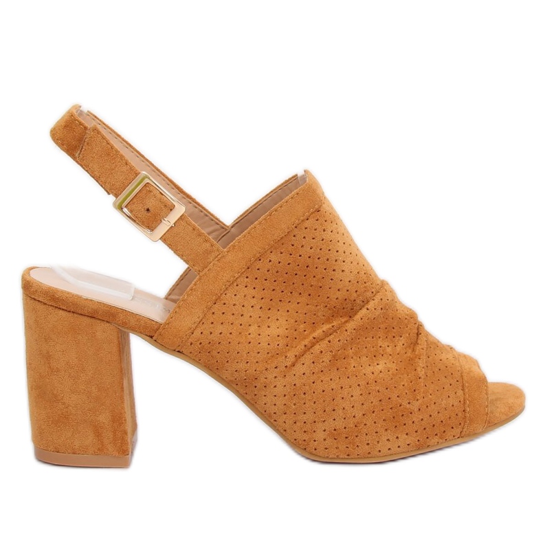 Sandales talons hauts camel JM5840N Camel brun