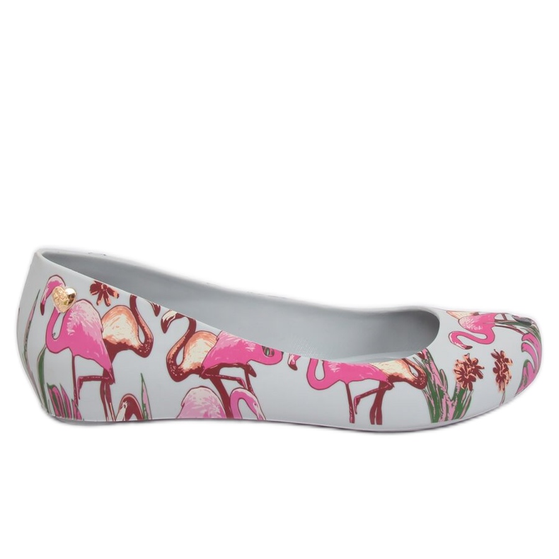 Meliski avec des flamants roses gris CK85 Gris violet multicolore