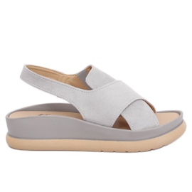 Sandales grises pour femmes G-202 Gris