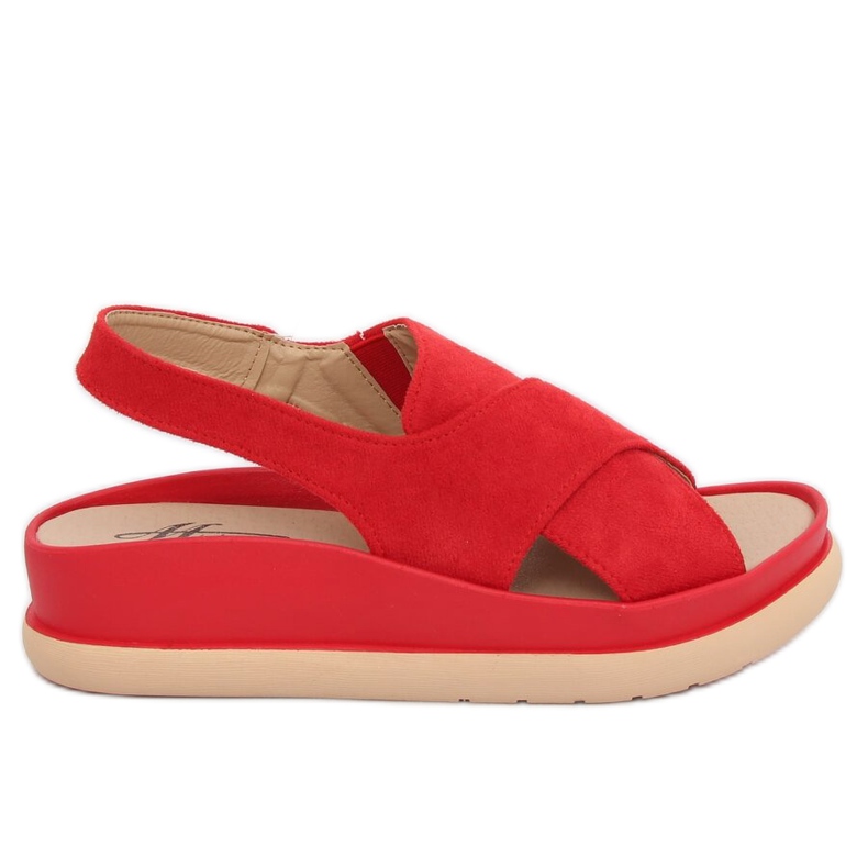 Sandales pour femmes rouges G-202 Rouge