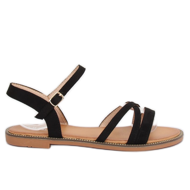 Sandales femme noires S55 Noir le noir