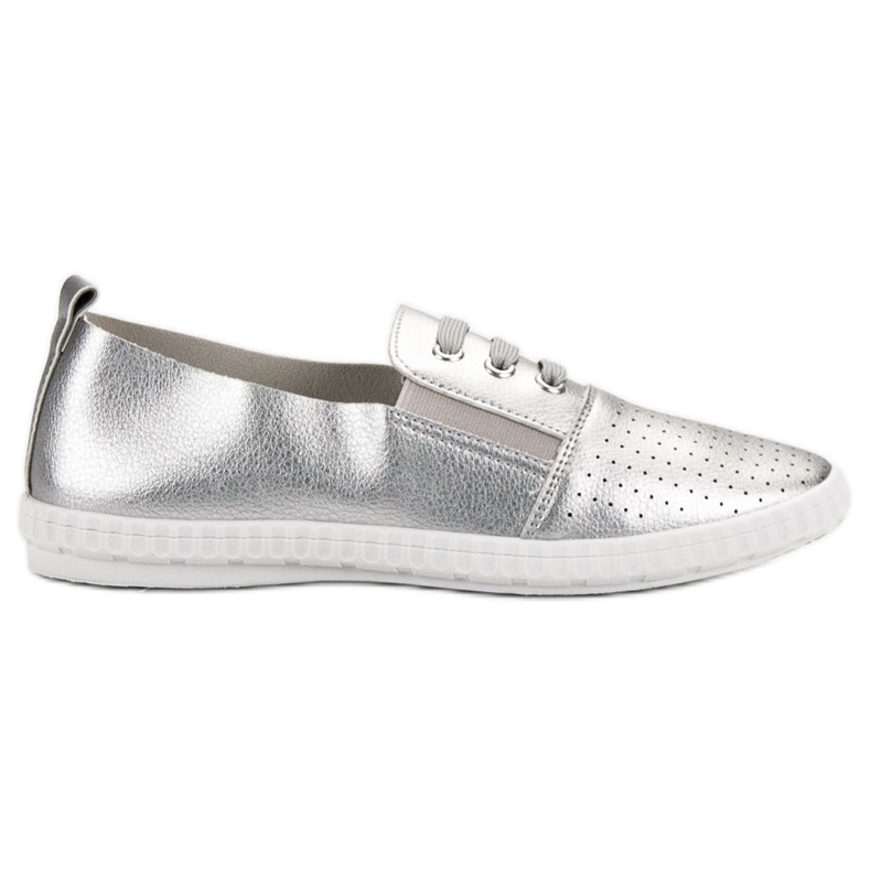 Super Mode Baskets argentées gris