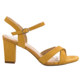 Annalisa Sandales moutarde jaune