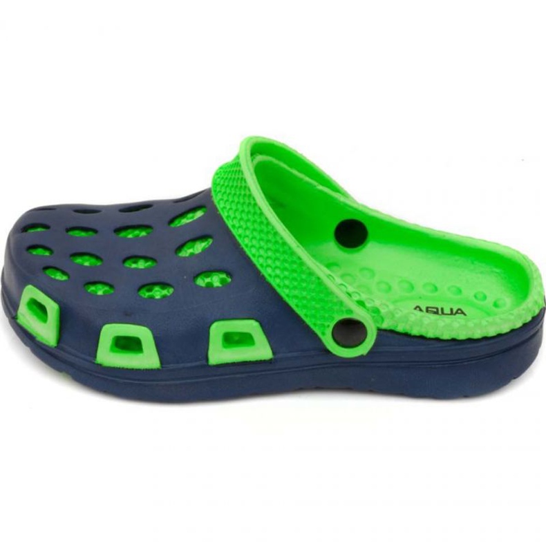 Chaussons Aqua-speed Silvi Jr, col 48, vert et bleu marine