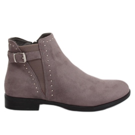 Bottes Jodhpur grises pour femmes 0-256 Gris