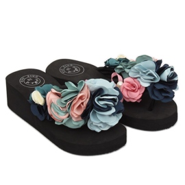 Noir FM5050 Semelles en mousse noire multicolore