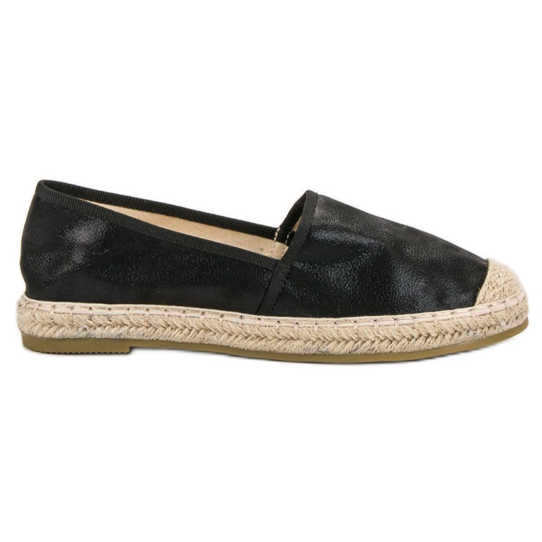 Forever Folie Espadrilles Noires le noir