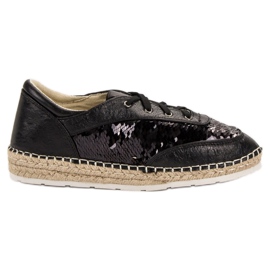 Chaussures à paillettes VICES le noir