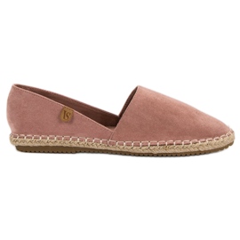 Espadrilles en daim VICES rose
