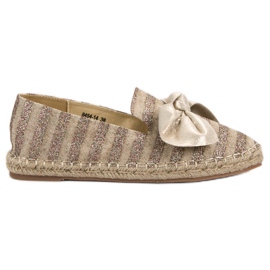 Espadrilles À Paillettes VICES brun