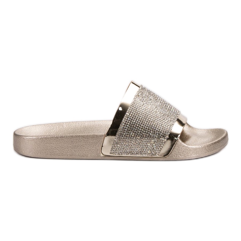 Chaussons VICES avec zircone cubique jaune