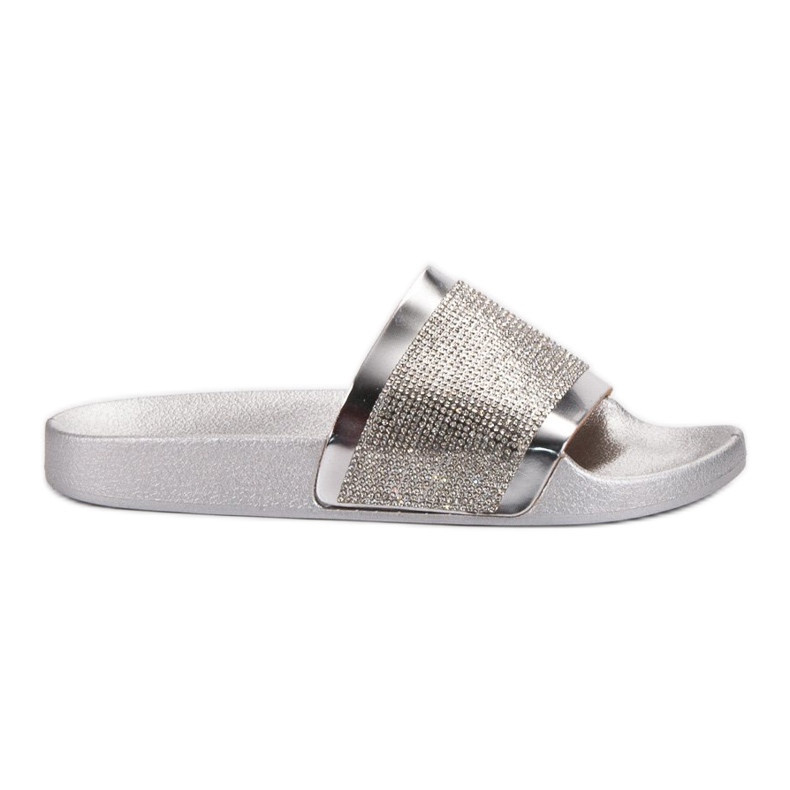 Chaussons VICES avec zircone cubique gris