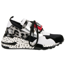 Baskets tendance VICES blanc multicolore