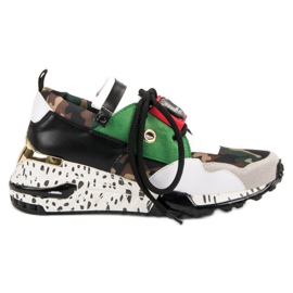 Baskets tendance VICES blanche multicolore
