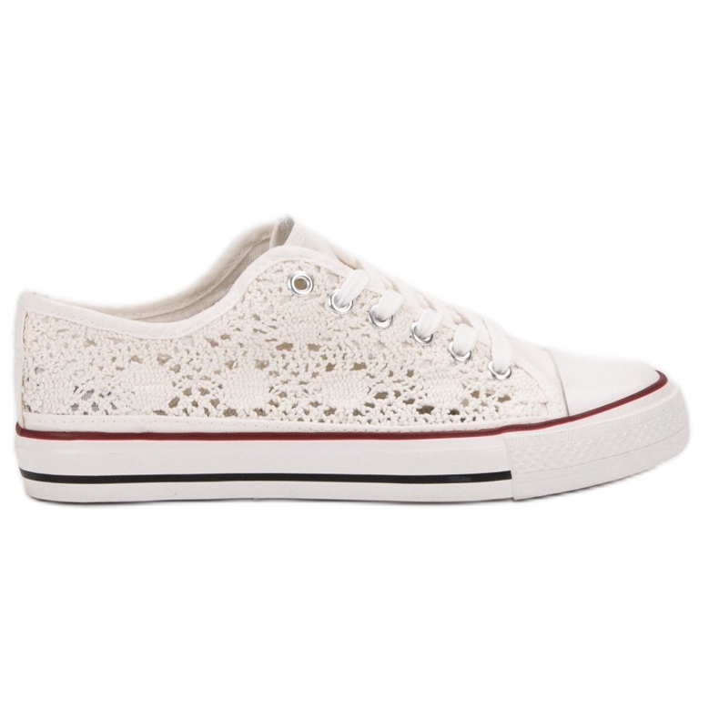 Renda Baskets en dentelle blanche Renda Baskets en dentelle blanche