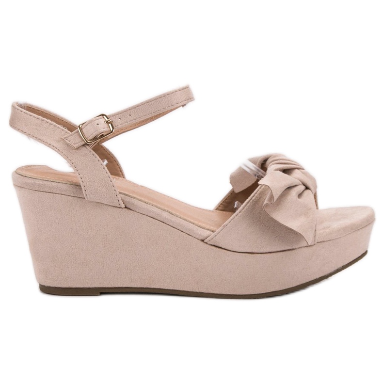 SHELOVET Sandales sur la plate-forme rose