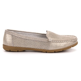 Mocassins en cuir VINCEZA jaune