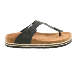 Chaussons profilés pour femmes Big Star 274132 noir le noir Chaussons profilés pour femmes Big Star 274132 noir le noir