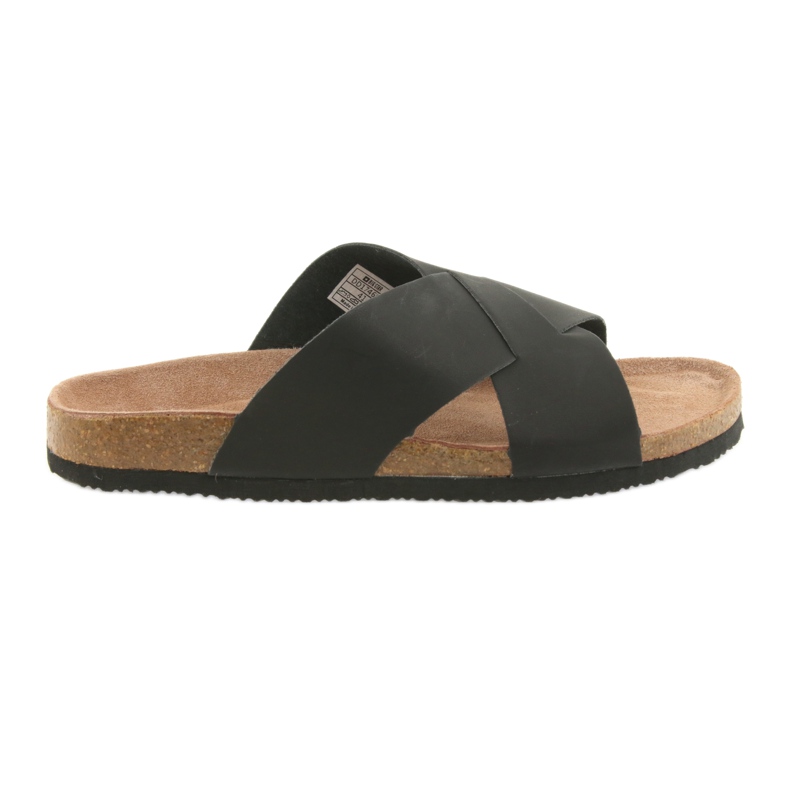 Chaussons profilés pour hommes Big Star 174603 noirs le noir Chaussons profilés pour hommes Big Star 174603 noirs le noir