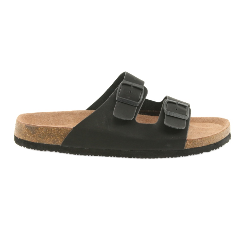 Chaussons profilés pour hommes Big Star 174605 noirs le noir