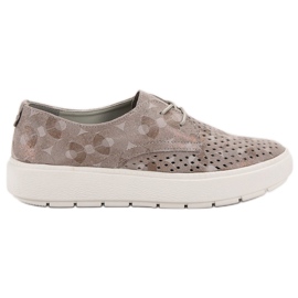 Goodin Chaussures en cuir léger brun Goodin Chaussures en cuir léger brun