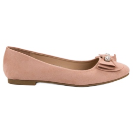 Super Mode Ballerine Avec Noeud rose Super Mode Ballerine Avec Noeud rose