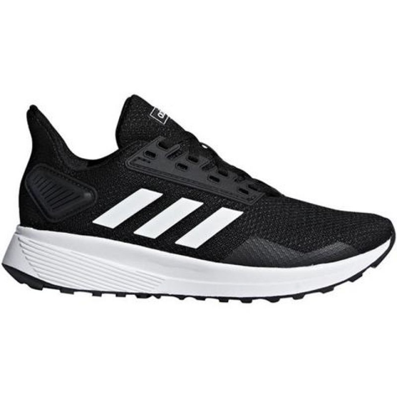 Chaussures Adidas Duramo 9 Jr BB7061 blanche le noir